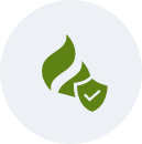 Fire products standards icon