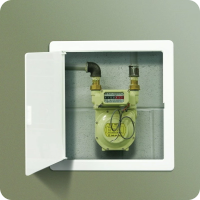 Pin hinges access panel