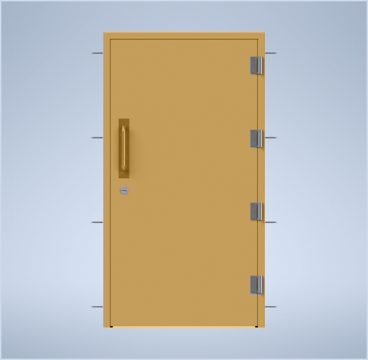 Low security detention doors